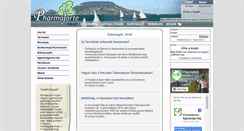 Desktop Screenshot of pharmaforte.hu