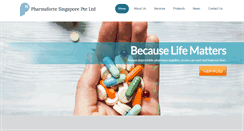 Desktop Screenshot of pharmaforte.com.sg