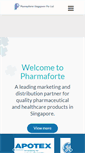 Mobile Screenshot of pharmaforte.com.sg